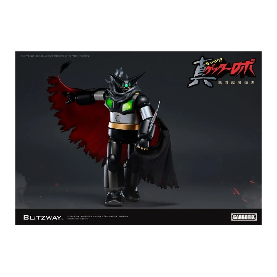 5PRO Studio Blitzway Carbotix Hybrid Carbon Action Figure Series CX-002B Getter Robot Armageddon Black Getter 4 5PRO Studio Blitzway Carbotix Hybrid Carbon Action Figure Series CX-002B Getter Robot Armageddon Black Getter - Image 4