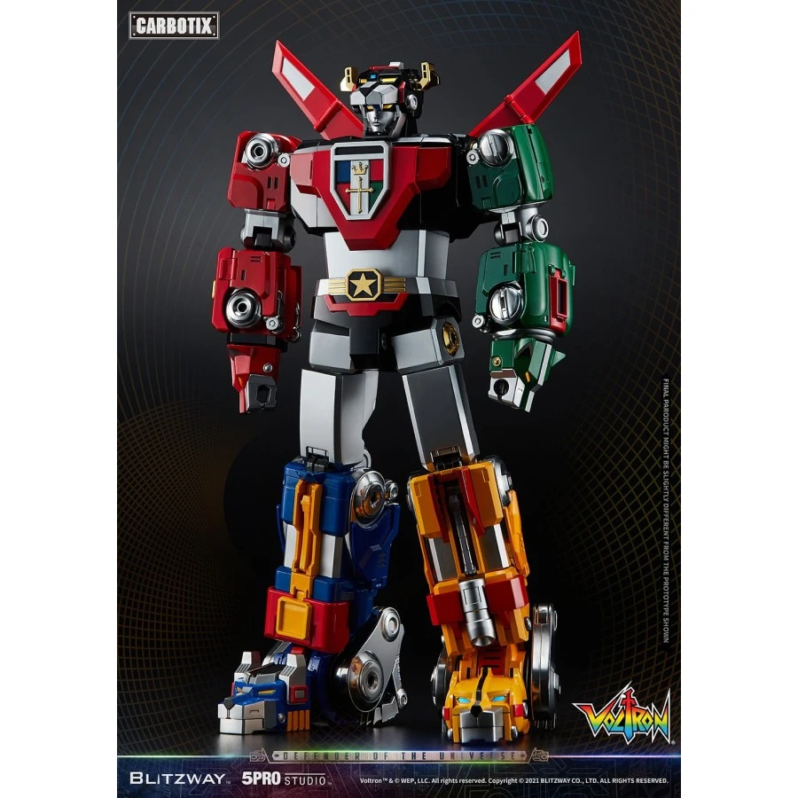 5PRO Studio Blitzway Carbotix Hybrid Carbon Action Figure Series CX-004 Defender Of The Universe Voltron Blitzway 4 5PRO Studio Blitzway Carbotix Hybrid Carbon Action Figure Series CX-004 Defender Of The Universe Voltron Blitzway - Image 4