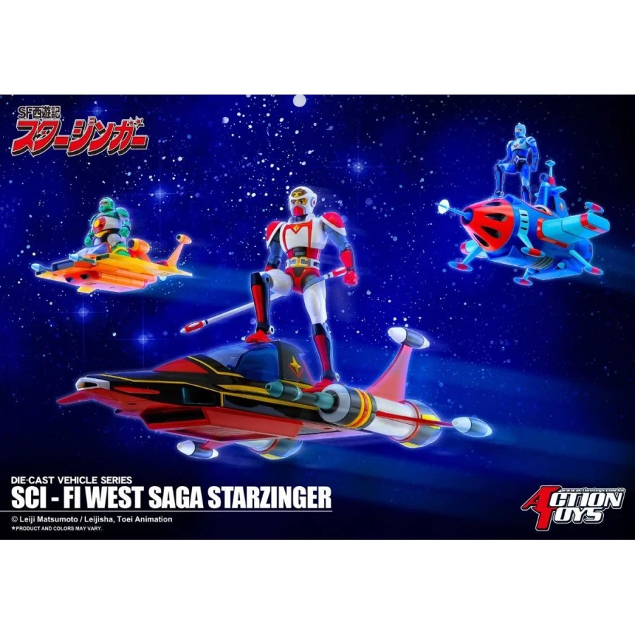 Action Toys Die-Cast Vehicle Series Sci-Fi West Saga Starzinger Starbood With Don Hakka Set 9 Action Toys Die-Cast Vehicle Series Sci-Fi West Saga Starzinger Starbood With Don Hakka Set - Image 9