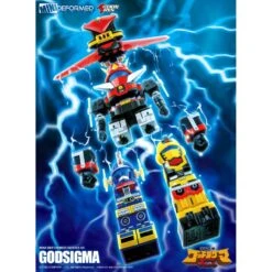Action Toys Super Robot Mini Deformed Series MD-05 God Sigma -Japan World Negozio action toys super robot mini deformed series md 05 god sigma 2