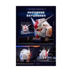 Bandai BN Head Collection Vol.1 Mobile Suit Gundam RX-78-2 Gundam Head Sculpt -Japan World Negozio bandai bn head collection vol1 mobile suit gundam rx 78 2 gundam head sculpt 2