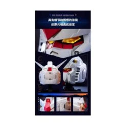Bandai BN Head Collection Vol.1 Mobile Suit Gundam RX-78-2 Gundam Head Sculpt -Japan World Negozio bandai bn head collection vol1 mobile suit gundam rx 78 2 gundam head sculpt 3