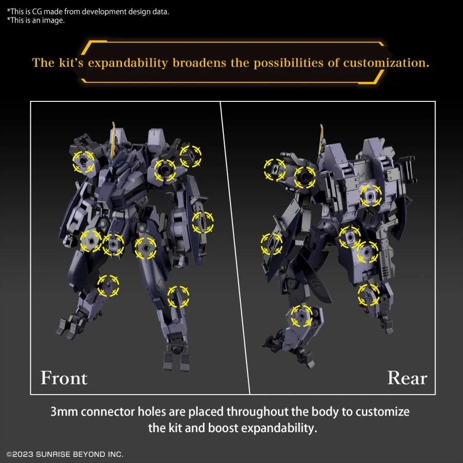 Bandai High Grade 1/72 Kyoukai Senki Mailes Kenbu Protogouyo 7 Bandai High Grade 1/72 Kyoukai Senki Mailes Kenbu Protogouyo - Image 7