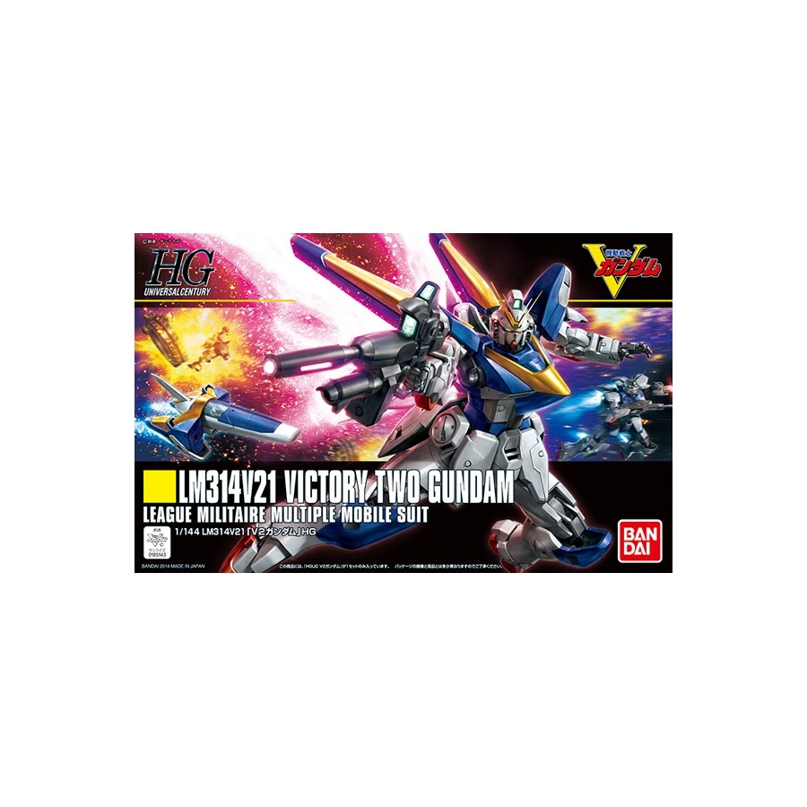 Bandai High Grade HGUC 1/144 Mobile Suit Gundam LM314V21 Victory 2 Gundam 2 Bandai High Grade HGUC 1/144 Mobile Suit Gundam LM314V21 Victory 2 Gundam - Image 2
