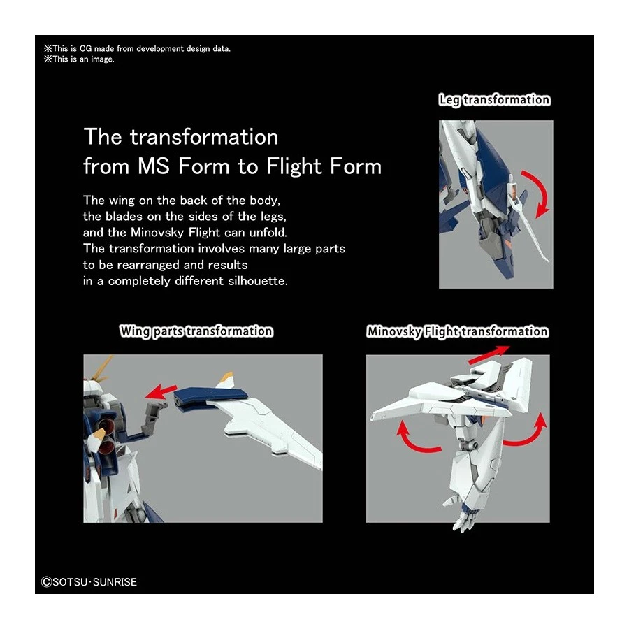 Bandai High Grade HGUC 1/144 Mobile Suit Gundam RX-105 Ξ Gundam 7 Bandai High Grade HGUC 1/144 Mobile Suit Gundam RX-105 Ξ Gundam - Image 7