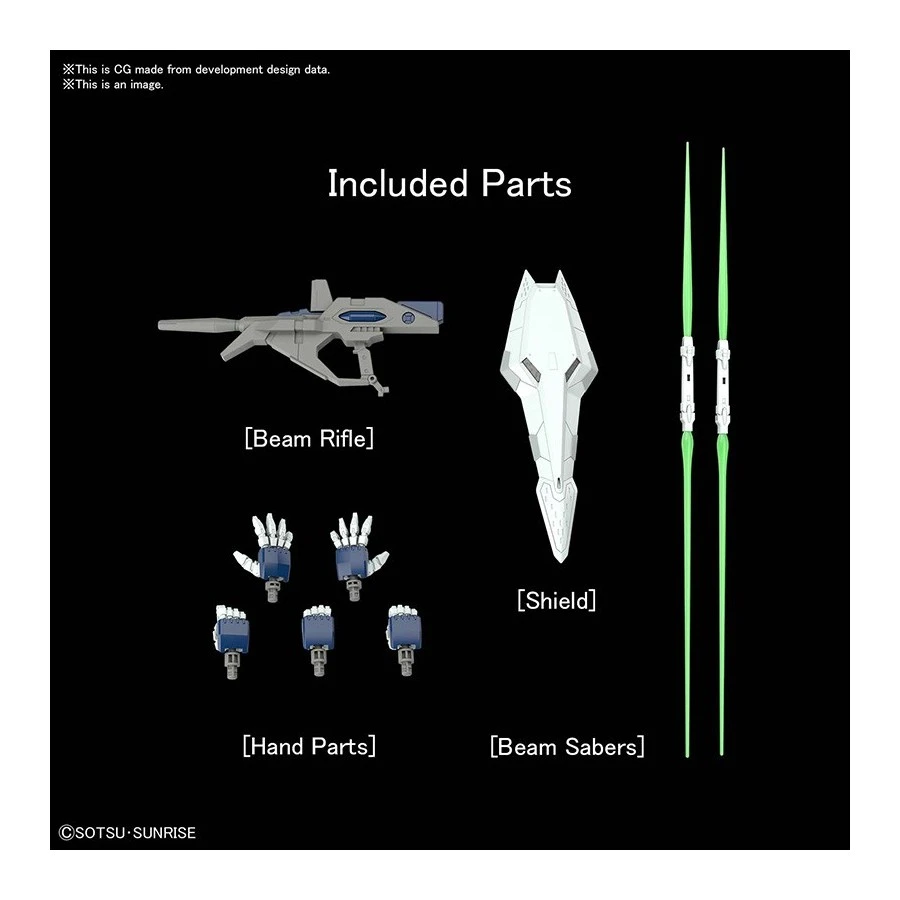 Bandai High Grade HGUC 1/144 Mobile Suit Gundam RX-105 Ξ Gundam 9 Bandai High Grade HGUC 1/144 Mobile Suit Gundam RX-105 Ξ Gundam - Image 9