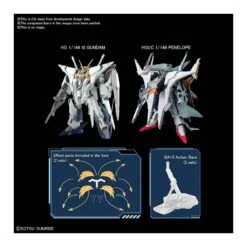 Bandai High Grade HGUC 1/144 Mobile Suit Gundam RX-105 Ξ Gundam VS RX-104FF Penelope -Japan World Negozio bandai high grade hguc 1144 mobile suit gundam rx 105 gundam vs rx 104ff penelope 4