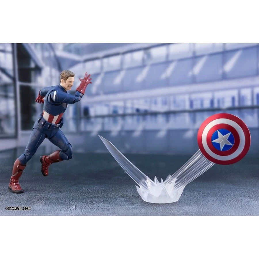 Bandai S.H. Figuarts Avengers Endgame Captain America CAP VS CAP Edition 6 Bandai S.H. Figuarts Avengers Endgame Captain America CAP VS CAP Edition - Image 6