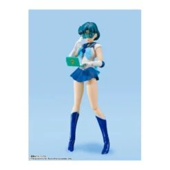 Bandai S.H. Figuarts Sailor Moon Sailor Mercury Animation Color Edition -Japan World Negozio bandai sh figuarts sailor moon sailor mercury animation color edition 3