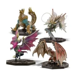 Capcom Figure Builder Cube Monster Hunter 4 Figure Set Box Rathalos & Zinogre & Malzeno & Amatsu
