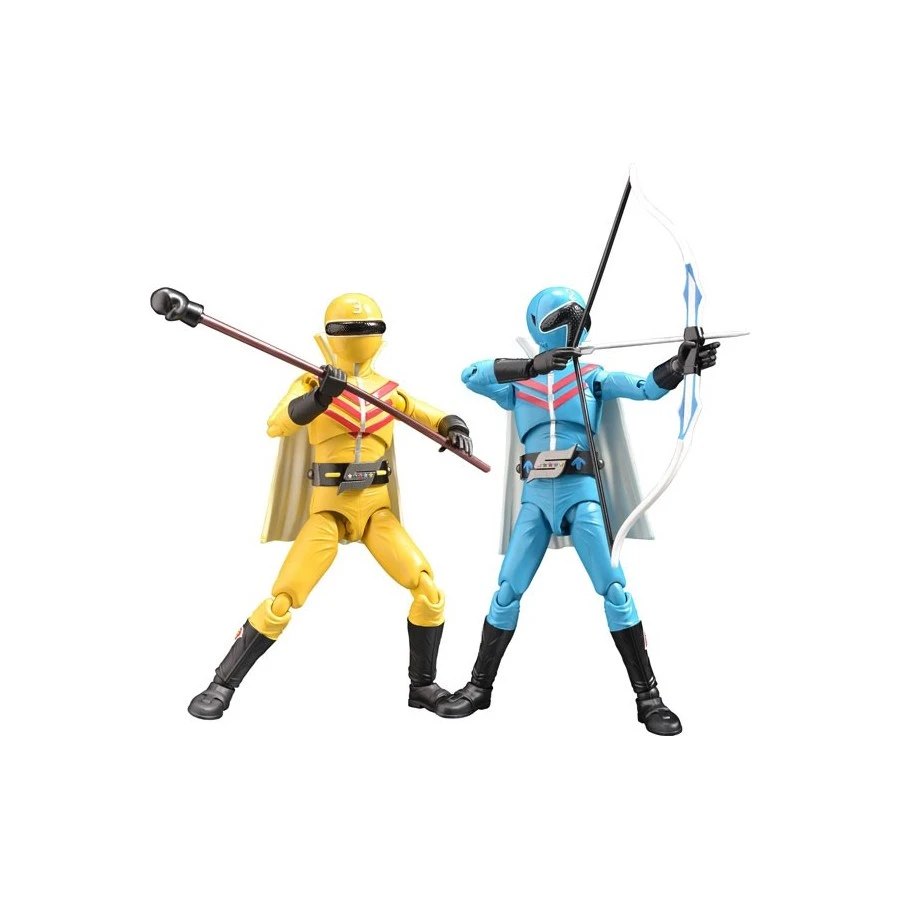 Evolution Toy Hero Action Figure Aoranger & Kiranger 2 Evolution Toy Hero Action Figure Aoranger & Kiranger - Image 2
