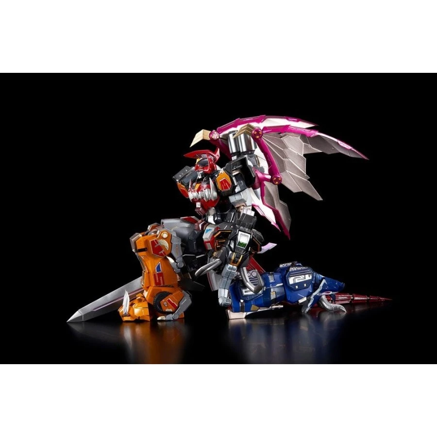 Flame Toys Mighty Morphin Power Rangers Go! Kara Kuri Combine Dino Megazord 11 Flame Toys Mighty Morphin Power Rangers Go! Kara Kuri Combine Dino Megazord - Image 11