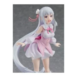 Good Smile Company POP Up Parade Re:Zero Starting Life In Another World Emilia Memory Snow Version -Japan World Negozio good smile company pop up parade rezero starting life in another world emilia memory snow version 2