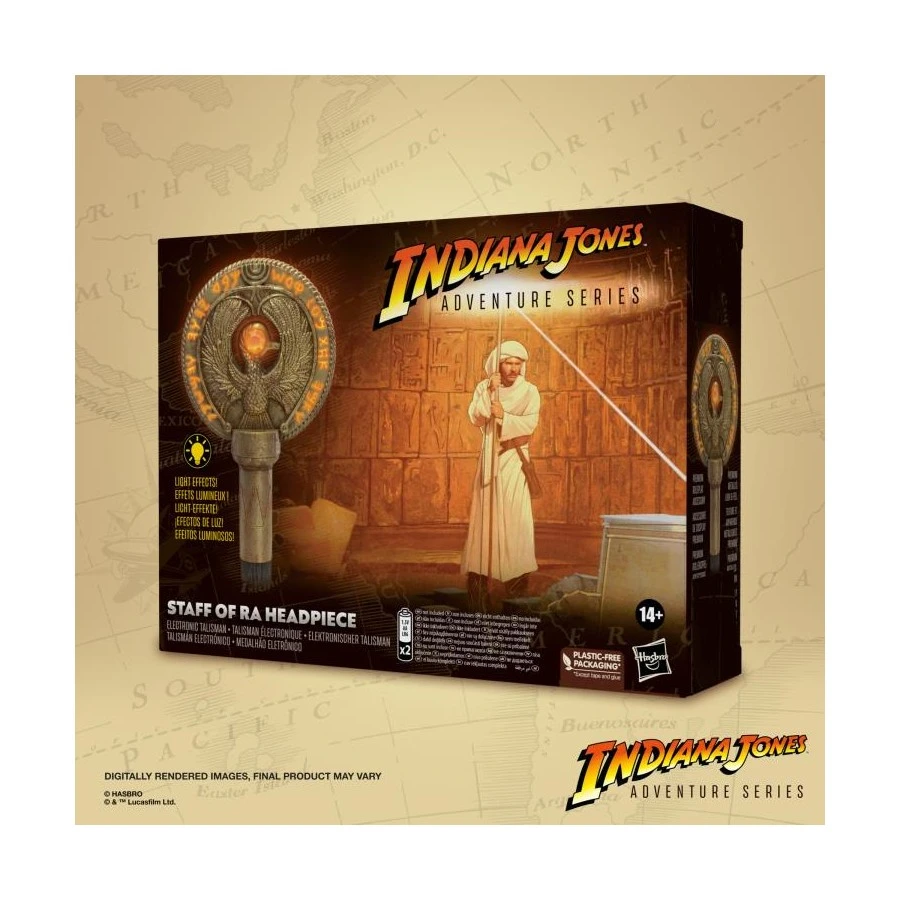 Hasbro Indiana Jones Adventure Series Premium Artifacts Staff Of Ra Talisman 8 Hasbro Indiana Jones Adventure Series Premium Artifacts Staff Of Ra Talisman - Image 8