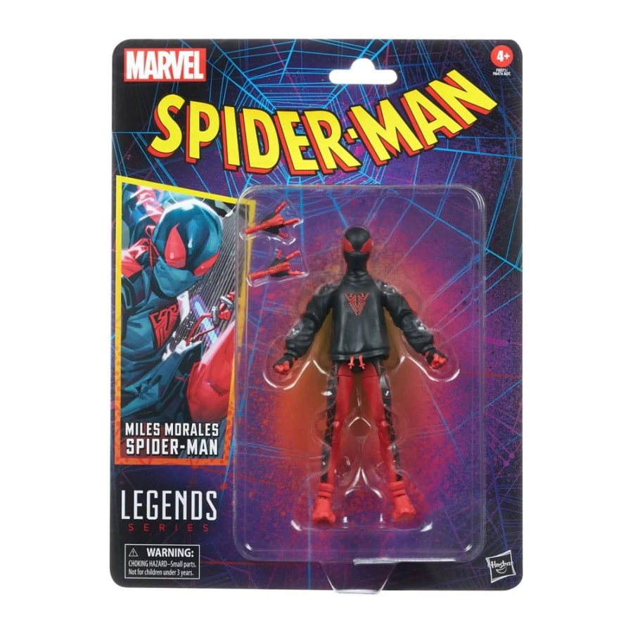 Hasbro Marvel Legends Retro Collection Miles Morales Spider-Man 8 Hasbro Marvel Legends Retro Collection Miles Morales Spider-Man - Image 8