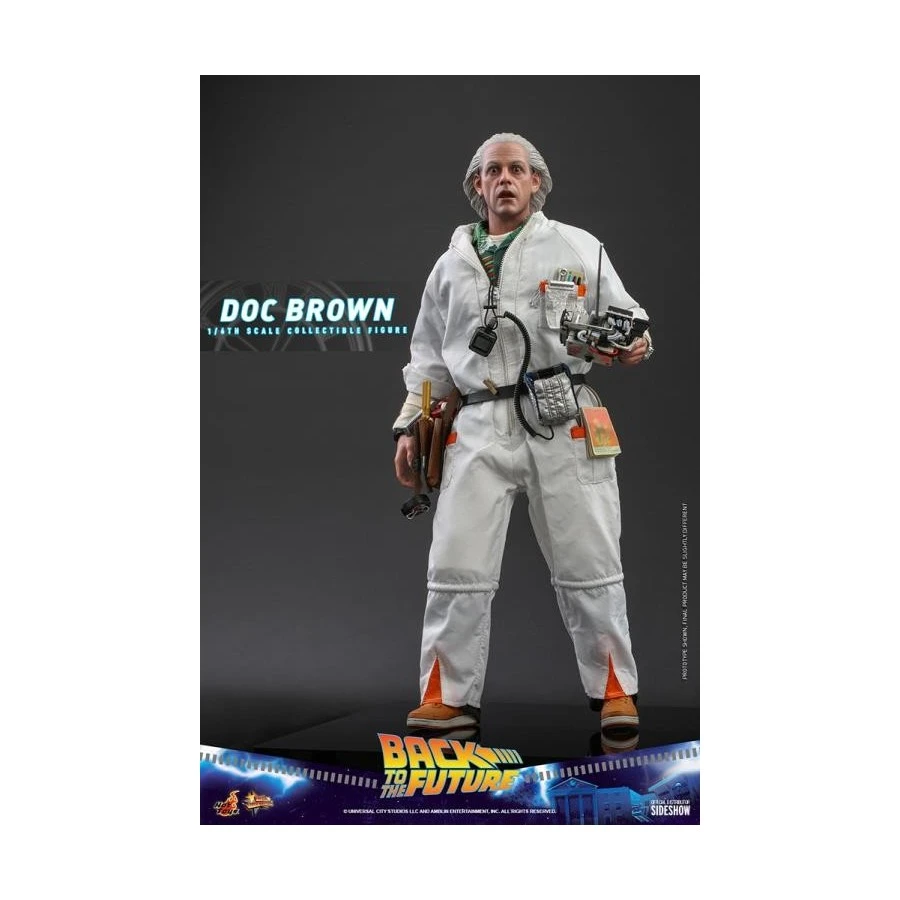 Hot Toys Movie Masterpiece Back To The Future Doc Brown 1/6 Scale Collectible Figure 2 Hot Toys Movie Masterpiece Back To The Future Doc Brown 1/6 Scale Collectible Figure - Image 2