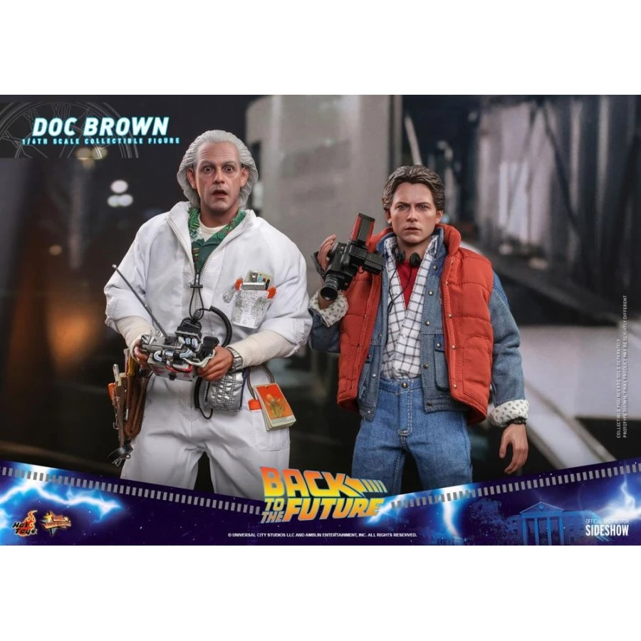 Hot Toys Movie Masterpiece Back To The Future Doc Brown 1/6 Scale Collectible Figure 11 Hot Toys Movie Masterpiece Back To The Future Doc Brown 1/6 Scale Collectible Figure - Image 11