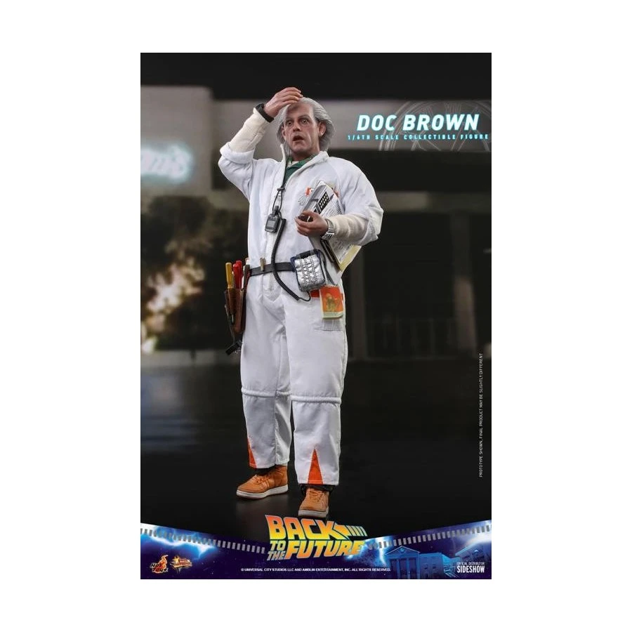 Hot Toys Movie Masterpiece Back To The Future Doc Brown 1/6 Scale Collectible Figure 4 Hot Toys Movie Masterpiece Back To The Future Doc Brown 1/6 Scale Collectible Figure - Image 4