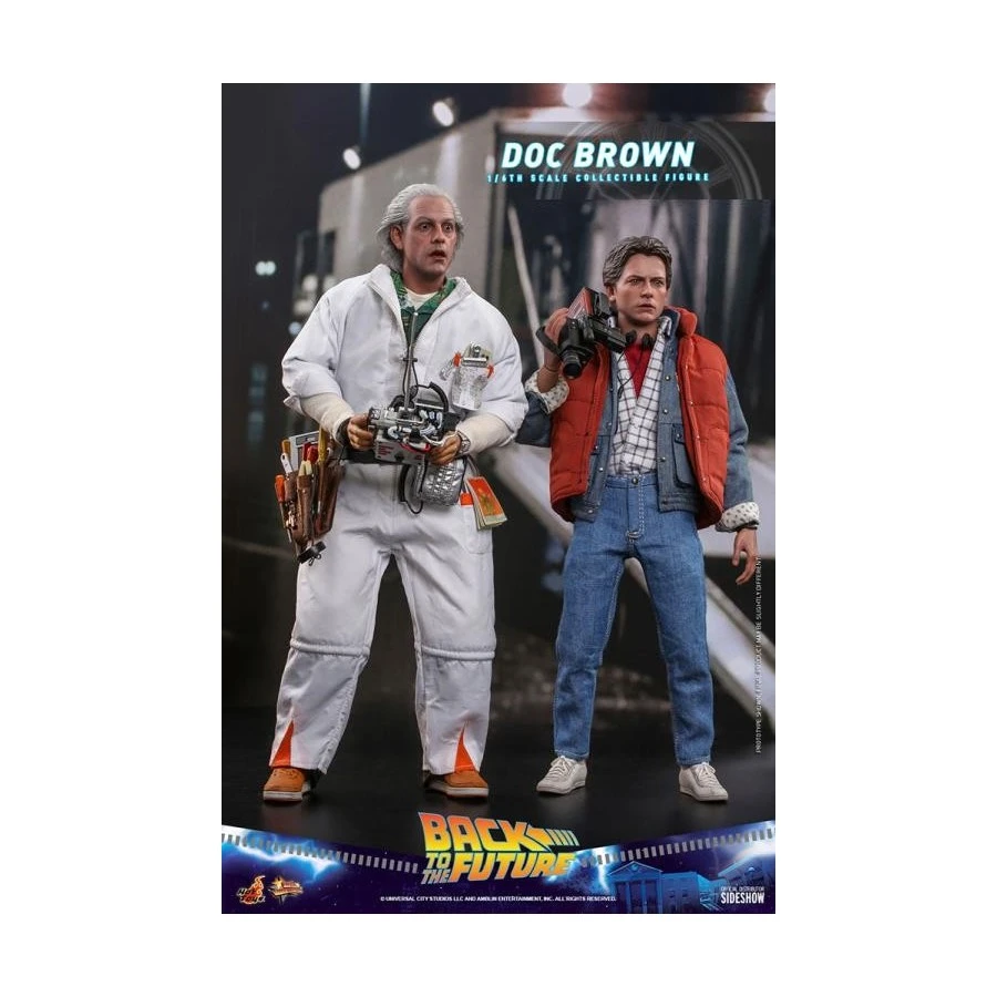 Hot Toys Movie Masterpiece Back To The Future Doc Brown 1/6 Scale Collectible Figure 8 Hot Toys Movie Masterpiece Back To The Future Doc Brown 1/6 Scale Collectible Figure - Image 8