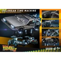 Hot Toys Movie Masterpiece Back To The Future Part II Delorean 1/6 Scale Collectible Figure