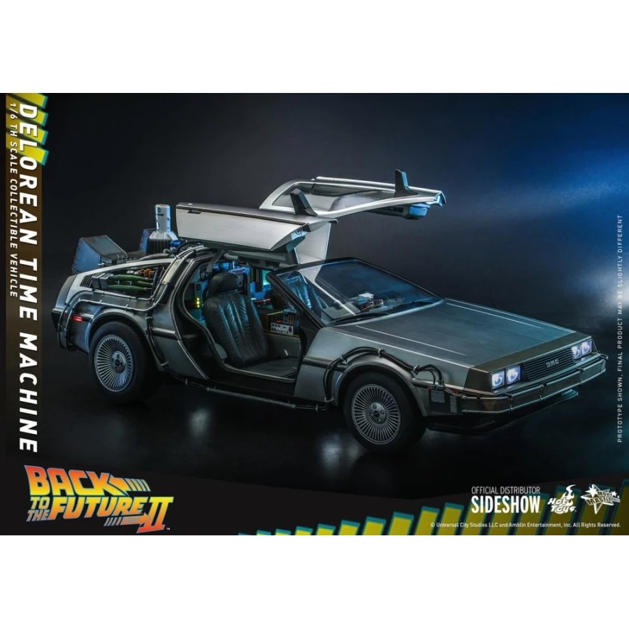 Hot Toys Movie Masterpiece Back To The Future Part II Delorean 1/6 Scale Collectible Figure 4 Hot Toys Movie Masterpiece Back To The Future Part II Delorean 1/6 Scale Collectible Figure - Image 4