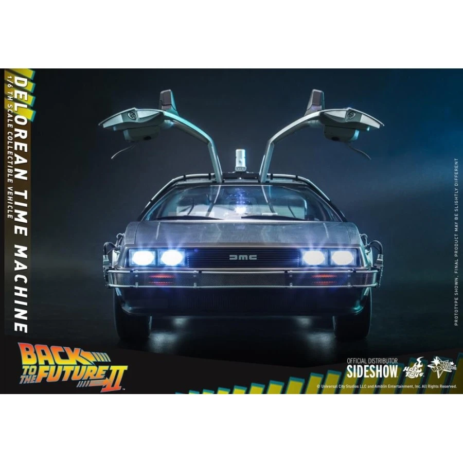 Hot Toys Movie Masterpiece Back To The Future Part II Delorean 1/6 Scale Collectible Figure 8 Hot Toys Movie Masterpiece Back To The Future Part II Delorean 1/6 Scale Collectible Figure - Image 8