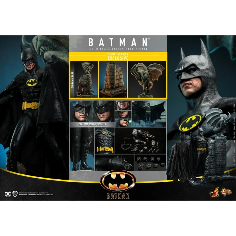 Hot Toys Movie Masterpiece Batman 1989 1/6 Scale Collectible Figure Deluxe Version 1 Hot Toys Movie Masterpiece Batman 1989 1/6 Scale Collectible Figure Deluxe Version