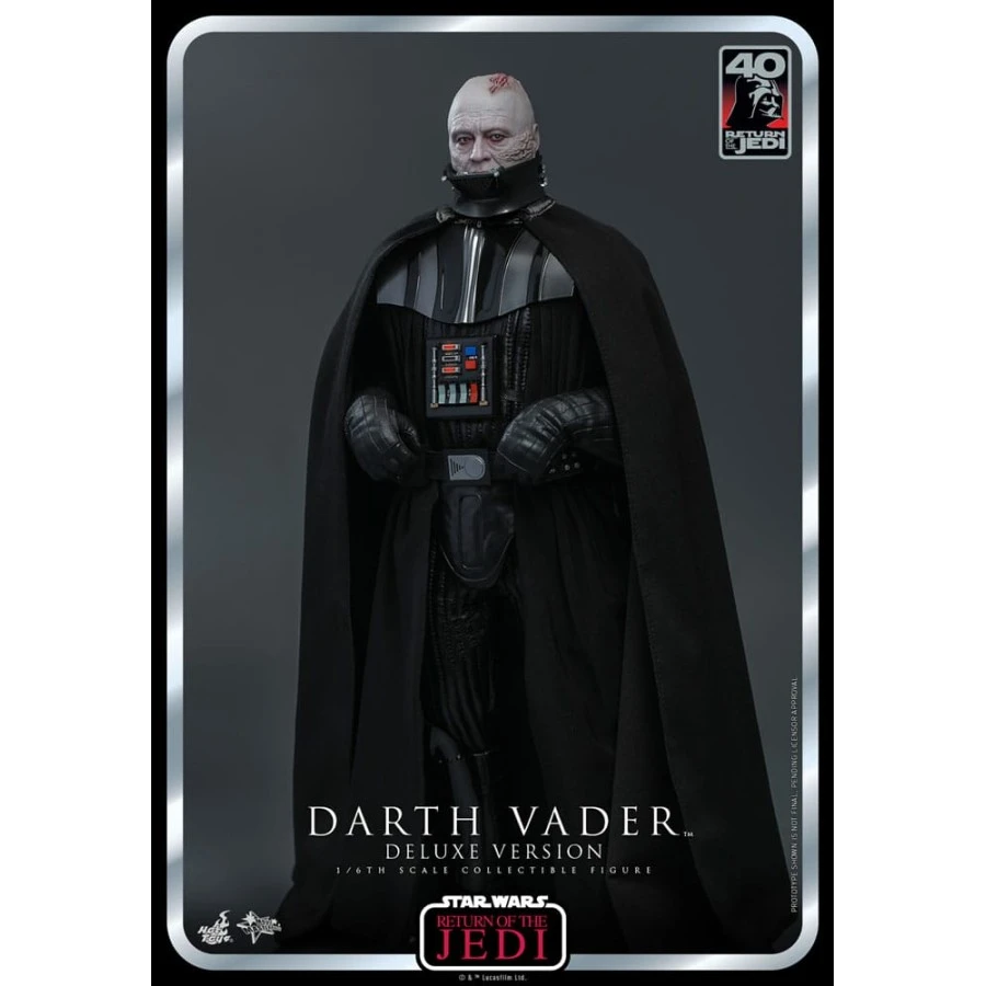 Hot Toys Movie Masterpiece Star Wars Return Of The Jedi 40th Anniversary Darth Vader 1/6 Collectible Figure Deluxe Version 2 Hot Toys Movie Masterpiece Star Wars Return Of The Jedi 40th Anniversary Darth Vader 1/6 Collectible Figure Deluxe Version - Image 2