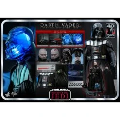 Hot Toys Movie Masterpiece Star Wars Return Of The Jedi 40th Anniversary Darth Vader 1/6 Collectible Figure Deluxe Version