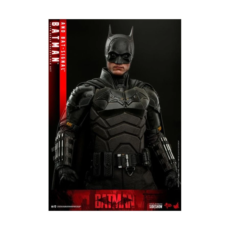 Hot Toys Movie Masterpiece The Batman Batman & Bat-Signal 1/6 Scale Collectible Figure Set 14 Hot Toys Movie Masterpiece The Batman Batman & Bat-Signal 1/6 Scale Collectible Figure Set - Image 14
