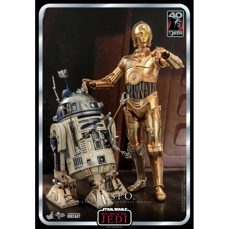 Hot Toys Movie Masterpiece Star Wars Return Of The Jedi 40th Anniversary C-3PO 1/6 Collectible Figure 14 Hot Toys Movie Masterpiece Star Wars Return Of The Jedi 40th Anniversary C-3PO 1/6 Collectible Figure - Image 14