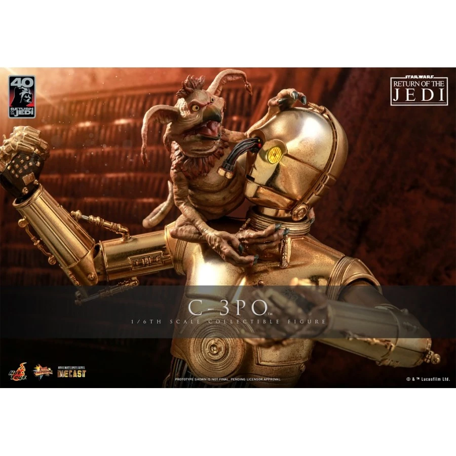 Hot Toys Movie Masterpiece Star Wars Return Of The Jedi 40th Anniversary C-3PO 1/6 Collectible Figure 16 Hot Toys Movie Masterpiece Star Wars Return Of The Jedi 40th Anniversary C-3PO 1/6 Collectible Figure - Image 16