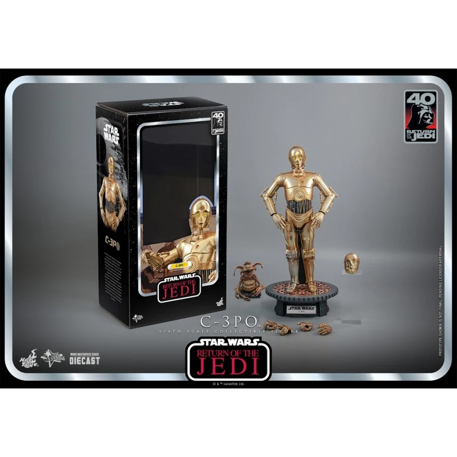 Hot Toys Movie Masterpiece Star Wars Return Of The Jedi 40th Anniversary C-3PO 1/6 Collectible Figure 20 Hot Toys Movie Masterpiece Star Wars Return Of The Jedi 40th Anniversary C-3PO 1/6 Collectible Figure - Image 20