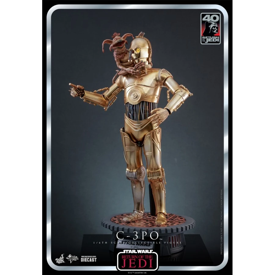 Hot Toys Movie Masterpiece Star Wars Return Of The Jedi 40th Anniversary C-3PO 1/6 Collectible Figure 5 Hot Toys Movie Masterpiece Star Wars Return Of The Jedi 40th Anniversary C-3PO 1/6 Collectible Figure - Image 5