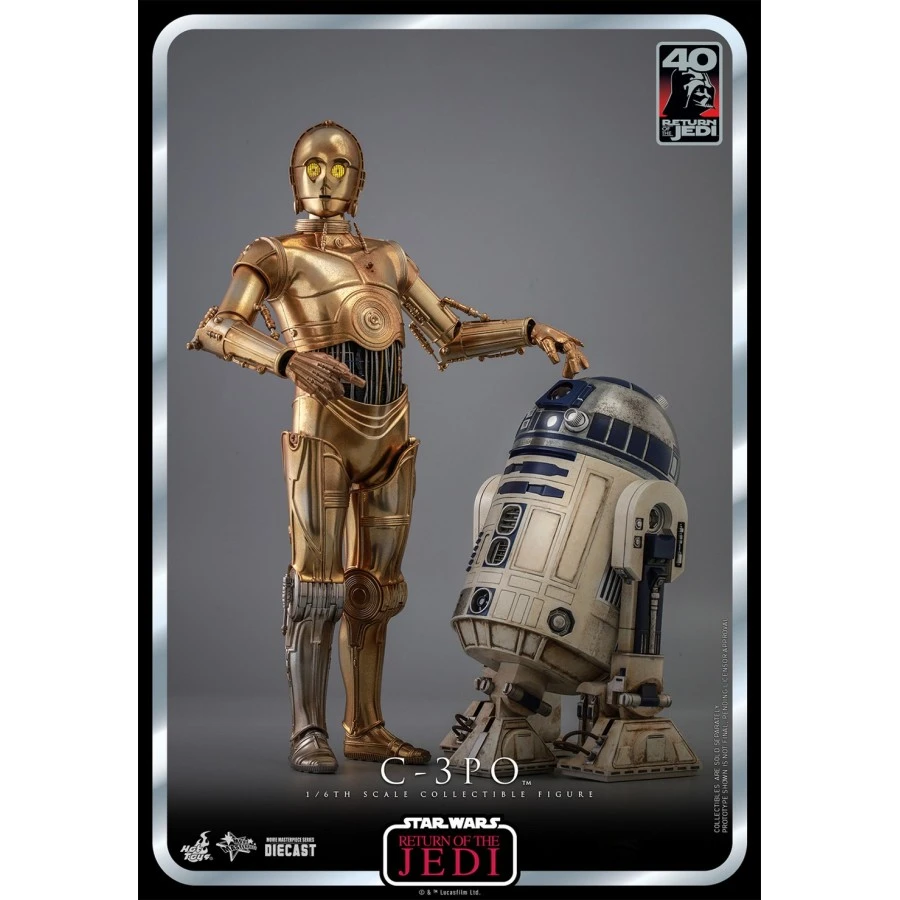 Hot Toys Movie Masterpiece Star Wars Return Of The Jedi 40th Anniversary C-3PO 1/6 Collectible Figure 6 Hot Toys Movie Masterpiece Star Wars Return Of The Jedi 40th Anniversary C-3PO 1/6 Collectible Figure - Image 6