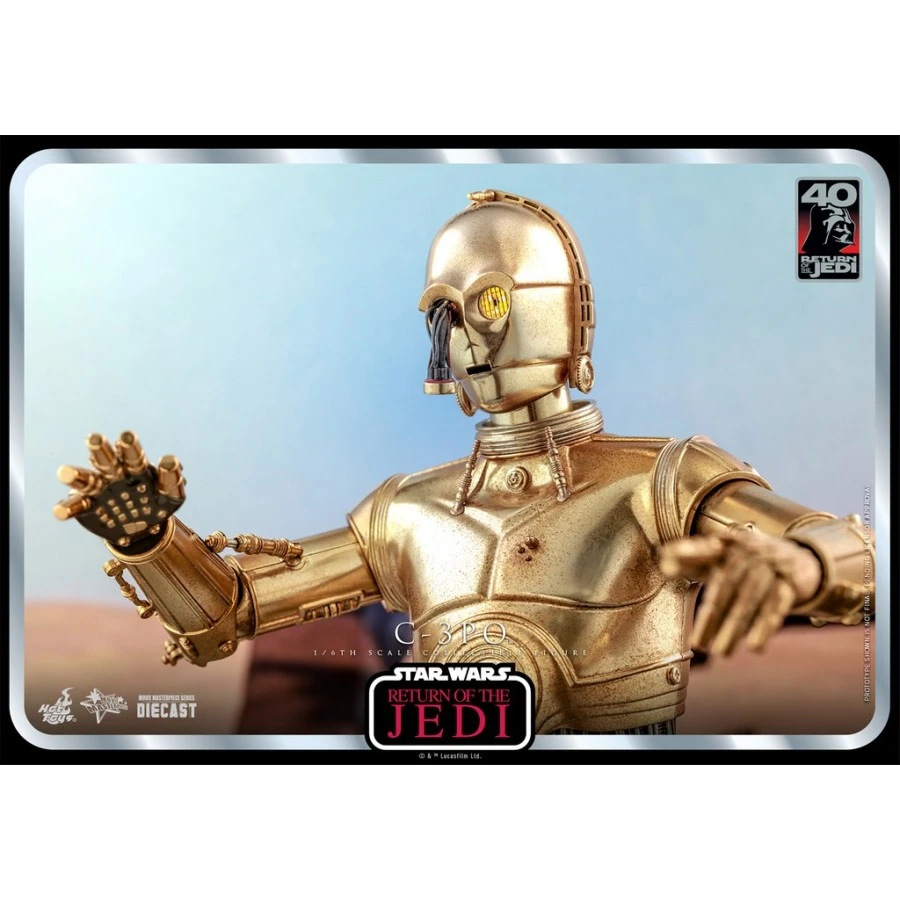 Hot Toys Movie Masterpiece Star Wars Return Of The Jedi 40th Anniversary C-3PO 1/6 Collectible Figure 7 Hot Toys Movie Masterpiece Star Wars Return Of The Jedi 40th Anniversary C-3PO 1/6 Collectible Figure - Image 7