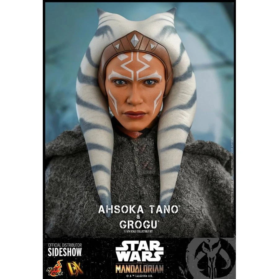 Hot Toys Television Masterpiece Star Wars The Mandalorian Ahsoka Tano & Grogu 1/6 Scale Collectible Figure Deluxe Set 10 Hot Toys Television Masterpiece Star Wars The Mandalorian Ahsoka Tano & Grogu 1/6 Scale Collectible Figure Deluxe Set - Image 10