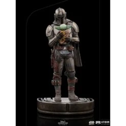 Iron Studio BDS Art 1/10 Scale Star Wars The Mandalorian With Grogu -Japan World Negozio iron studio bds art 110 scale star wars the mandalorian with grogu 4