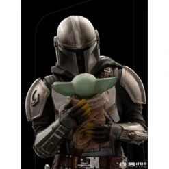 Iron Studio BDS Art 1/10 Scale Star Wars The Mandalorian With Grogu -Japan World Negozio iron studio bds art 110 scale star wars the mandalorian with grogu 5