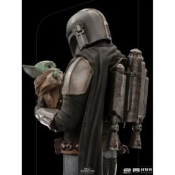Iron Studio BDS Art 1/10 Scale Star Wars The Mandalorian With Grogu -Japan World Negozio iron studio bds art 110 scale star wars the mandalorian with grogu 6