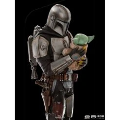 Iron Studio BDS Art 1/10 Scale Star Wars The Mandalorian With Grogu -Japan World Negozio iron studio bds art 110 scale star wars the mandalorian with grogu 7