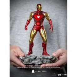 Iron Studio BDS Art Marvel Avengers Endgame Iron Man 1/10 Scale Limited Edition Statue -Japan World Negozio iron studio bds art marvel avengers endgame iron man 110 scale limited edition statue 11