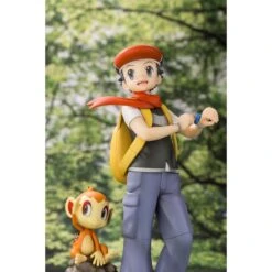 Kotobukiya ARTFX J Pokemon Series Lucas With Chimchar -Japan World Negozio kotobukiya artfx j pokemon series lucas with chimchar 19