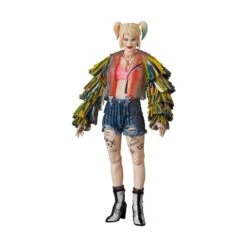 Medicom Toy MAFEX Birds Of Prey Harley Quinn Caution Tape Jacket Ver. 11 Medicom Toy MAFEX Birds Of Prey Harley Quinn Caution Tape Jacket Ver. -Japan World Negozio medicom toy mafex birds of prey harley quinn caution tape jacket ver 3