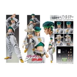 Medicos Super Action Statue JoJo's Bizarre Adventure Diamond Is Unbreakable Rohan Kisibe & Heaven's Door