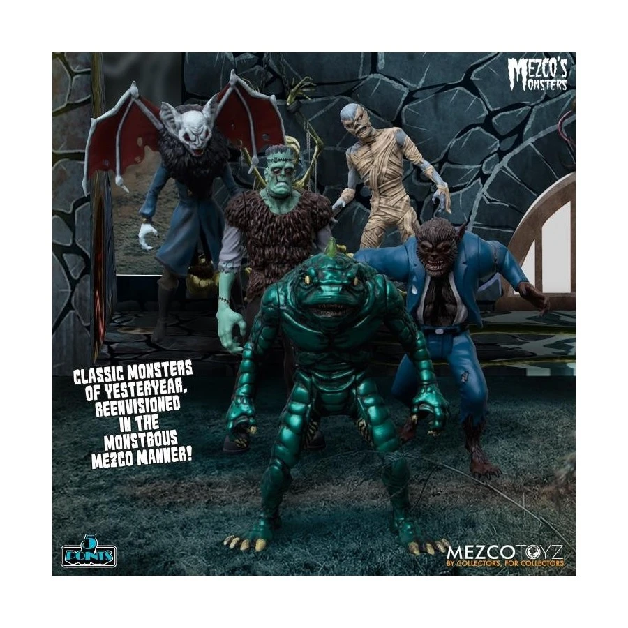 Mezco Monsters 5 Points Tower Of Fear Deluxe Box Set 2 Mezco Monsters 5 Points Tower Of Fear Deluxe Box Set - Image 2