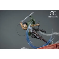 Oniri Creations Attack On Titan Levi VS Female Titan Epic Diorama 1/6 Statue Figure 999pcs Worldwide -Japan World Negozio oniri creations attack on titan levi vs female titan epic diorama 16 statue figure 999pcs worldwide 10