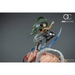 Oniri Creations Attack On Titan Levi VS Female Titan Epic Diorama 1/6 Statue Figure 999pcs Worldwide -Japan World Negozio oniri creations attack on titan levi vs female titan epic diorama 16 statue figure 999pcs worldwide 9