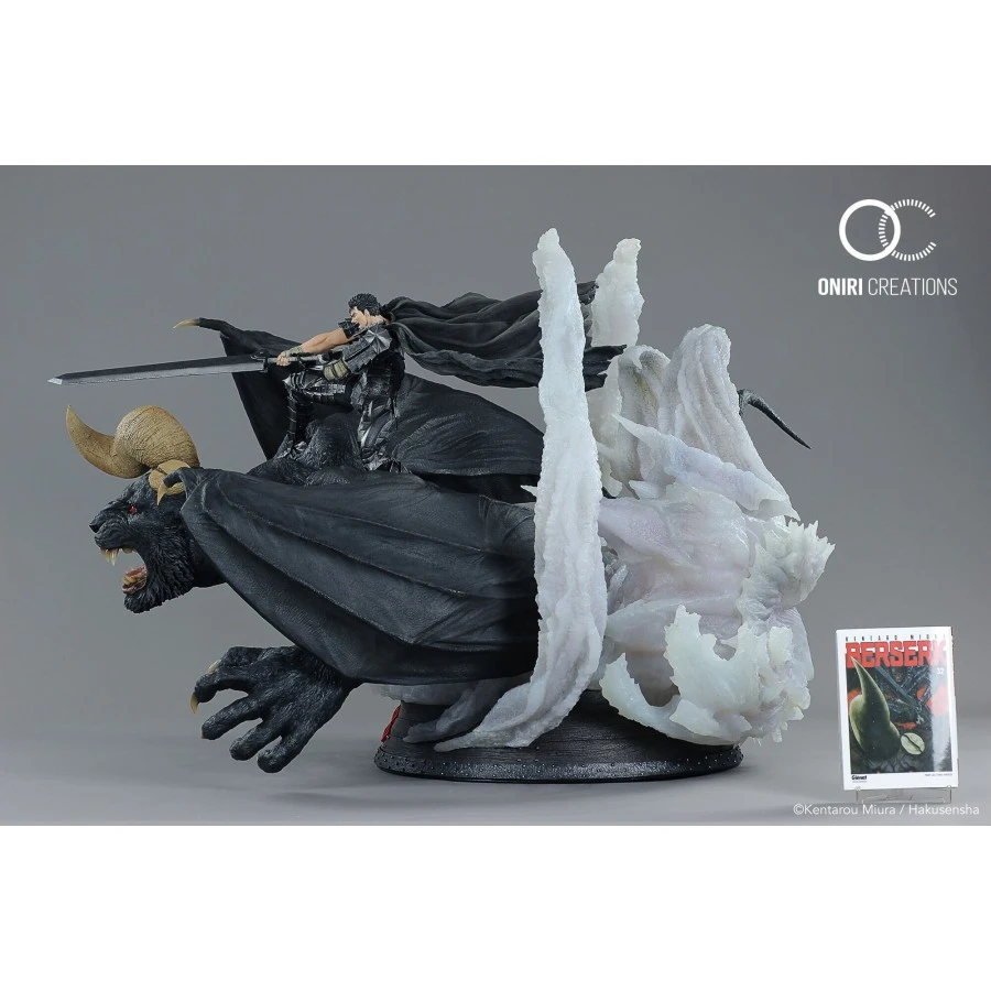 Oniri Creations Berserk Guts & Zodd VS Ganishka Epic Diorama 1/6 Statue Figure 450pcs Worldwide 4 Oniri Creations Berserk Guts & Zodd VS Ganishka Epic Diorama 1/6 Statue Figure 450pcs Worldwide - Image 4