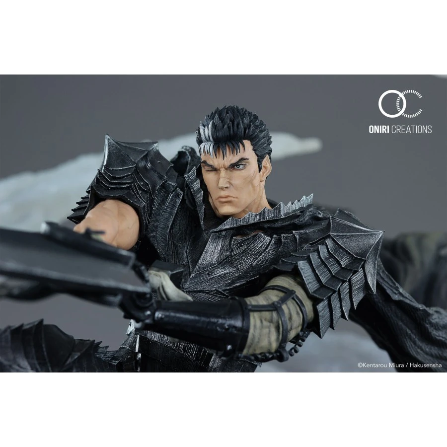 Oniri Creations Berserk Guts & Zodd VS Ganishka Epic Diorama 1/6 Statue Figure 450pcs Worldwide 5 Oniri Creations Berserk Guts & Zodd VS Ganishka Epic Diorama 1/6 Statue Figure 450pcs Worldwide - Image 5